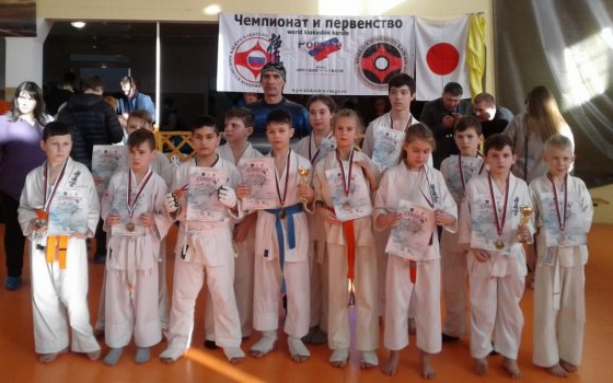Гусевские каратисты взяли 18 призовых мест на областных соревнованиях, посвящённых Дню защитника Отечества