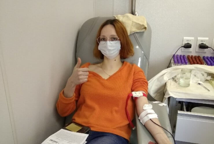 В ходе донорской акции в Гусеве заготовлено 49 литров цельной донорской крови