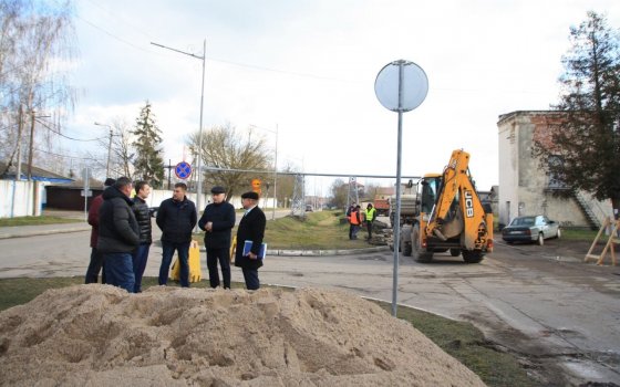 В рамках программы приграничного сотрудничества с Польшей начат ремонт улицы Советской
