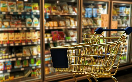 В супермаркетах Виктория установили «Тележки добра» для помощи маломобильным гражданам в период самоизоляции