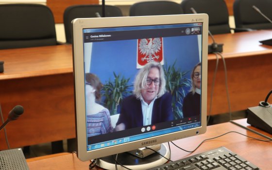 В городской администрации прошла видеоконференция с партнерами из Польши