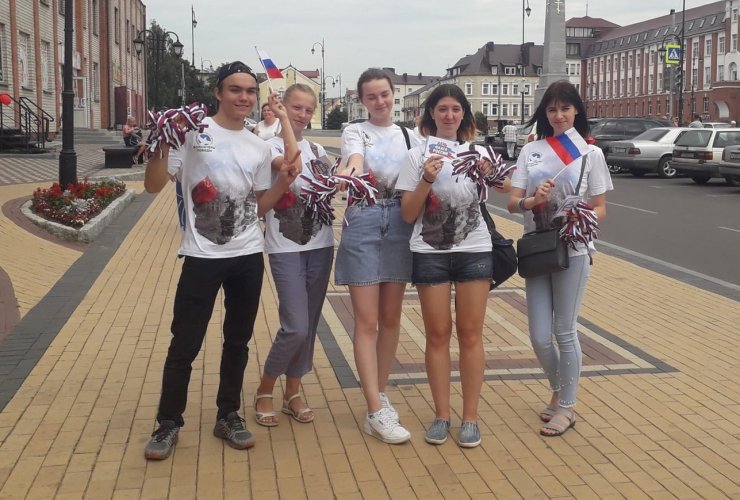 Гусев присоединился к Всероссийской акции «Флаги России»