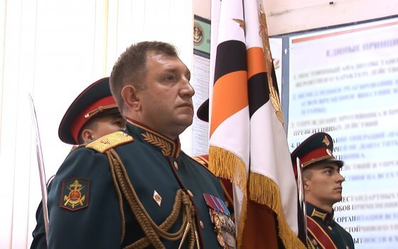Новому командиру армейского корпуса Балтфлота передали штандарт