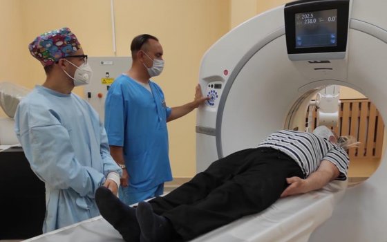В Гусевской больнице начались исследования на новом компьютерном томографе