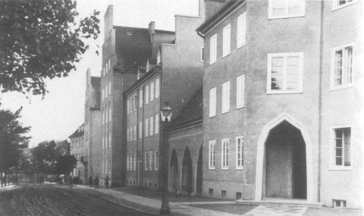 Зодайкерштрассе, вход на стадион. Фотография 1928 года