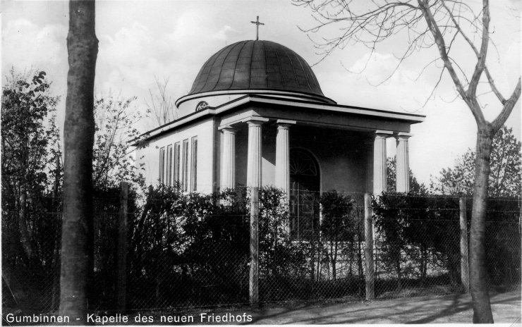 Зодайкерштрассе, капелла перед кладбищем героев. Фотография 1929 года
