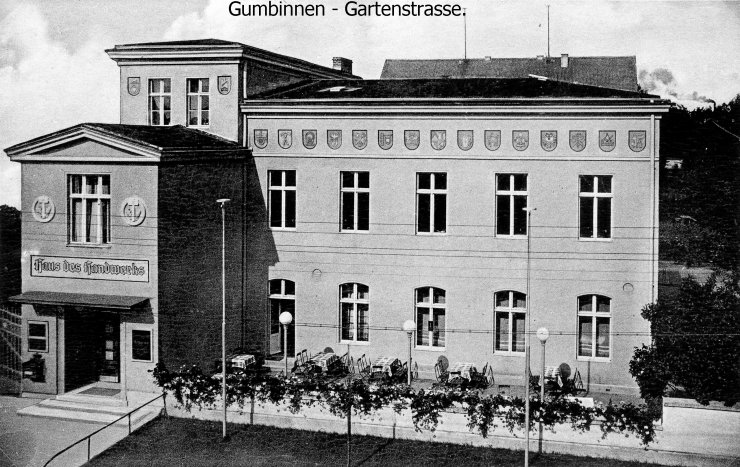 Гартенштрассе, дом ремесел. 1935–1940 годы