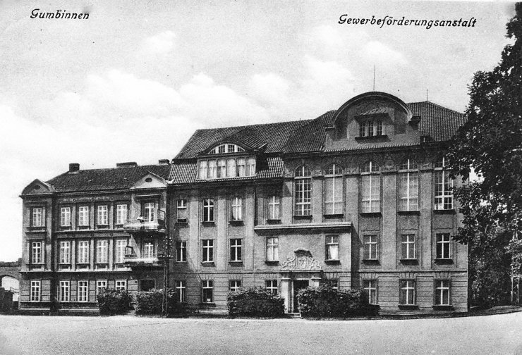 Гартенштрассе, здание Прусской ремесленной палаты, которое в период с 1934 по 1936 годы было реконструировано под ратушу (гусевский Политех)