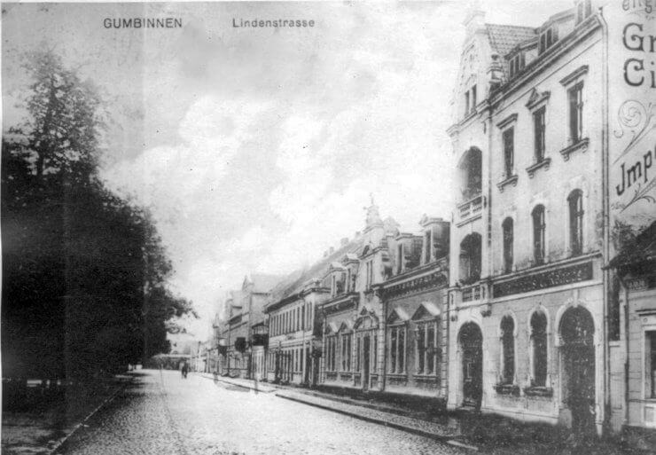 Линденштрассе — Гинденбургштрассе (улица Зои Космодемьянской, 6). 1900–1910 годы