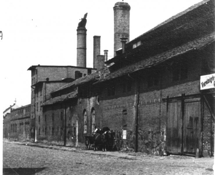 Брауерейнштрассе, (пивоварня в районе бывшей фабрики «Чайка»). 1942 год