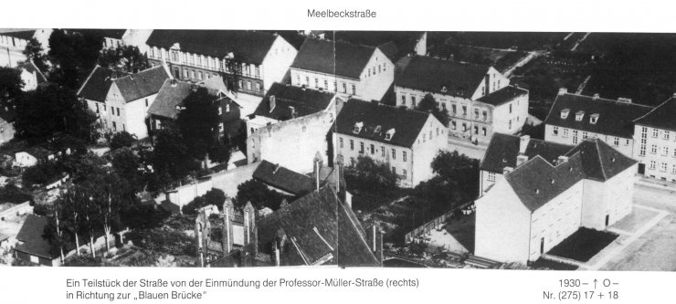 Меельбекштрассе (со стороны колледжа агротехнологий и природообустройства). 1930 год