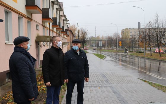 Сегодня состоялась приемка работ первого этапа ремонта улицы Советской