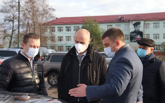 Гусев посетил министр строительства и жилищно-коммунального хозяйства Калининградской области