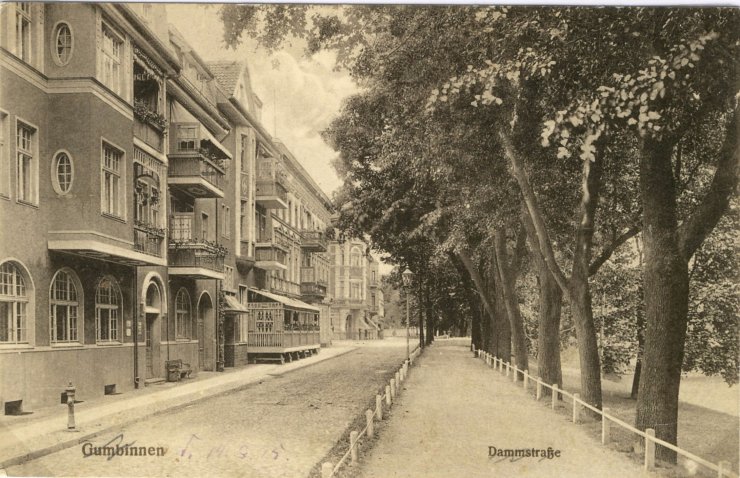 Даммштрассе, 1914 год (в районе бывшего завода «Микродвигатель»)