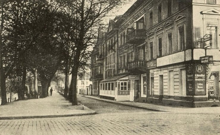 Даммштрассе, 1920–1932 годы (перекрёсток с улицей Победы)