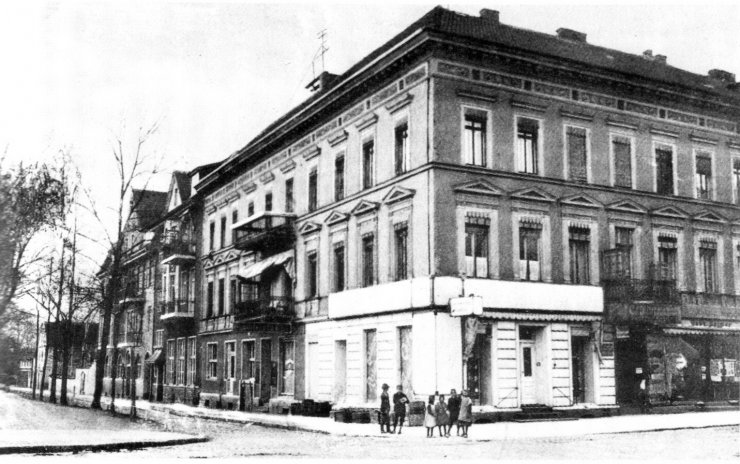 Даммштрассе, 1914 год (перекрёсток с улицей Победы)