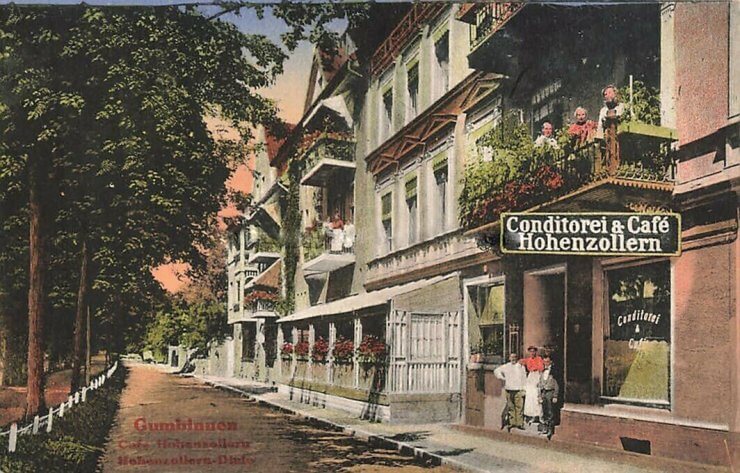 Даммштрассе, 1905–1913 годы (от перекрёстка с улицей Победы в сторону бывшего завода «Микродвигатель»)