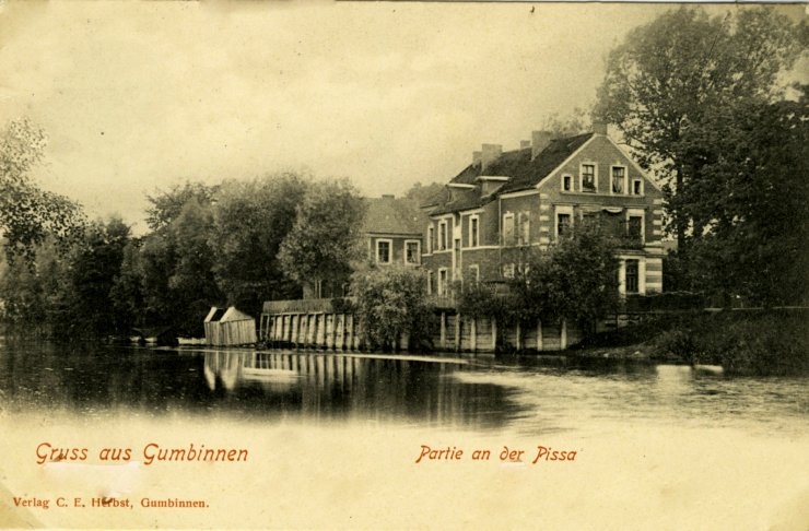 Даммштрассе, то же здание, что на предыдущем фото, 1900–1904 годы (со стороны Политеха)