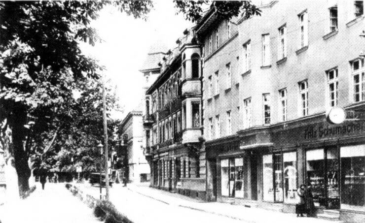 Даммштрассе, 1930 год (в районе пирса)