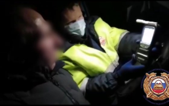 В Гусевском районе сотрудники ГИБДД задержали нетрезвого 34-летнего водителя