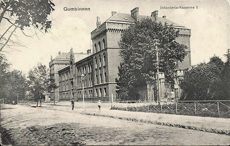 Фридрихштрассе, пехотные казармы, 1915–1925 годы