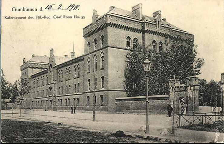 Фридрихштрассе, пехотные казармы, 1897–1901 годы