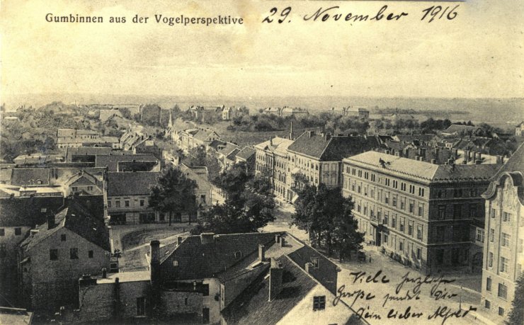 Поворот на Фридрихштрассе, 1916 год