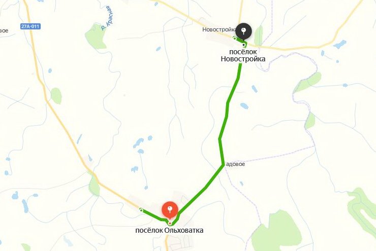 С 1 мая по 9 июня на дороге «Новостройка — Ольховатка» ограничат движение автотранспорта
