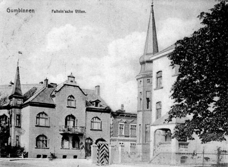 Поворотно Госпиталь-штрассе (Менделеева), вилла Фальтейна, 1905–1910 годы