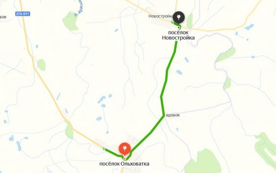 С 1 мая по 9 июня на дороге «Новостройка — Ольховатка» ограничат движение автотранспорта