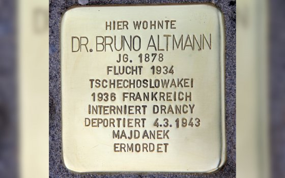 Бруно Альтман — антифашист из Гумбиннена
