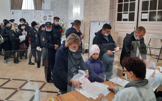 В Гусеве из 25 тысяч зарегистрированных избирателей в голосовании приняли участие 13 тысяч человек