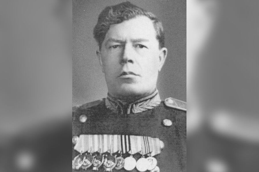 Начальник разведотдела 3-го Белорусского фронта генерал Алешин Евгений Васильевич