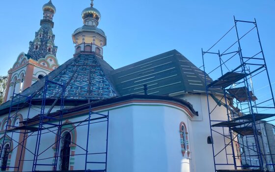 В храме Успения Пресвятой Богородицы завершён очередной этап реконструкции крыши