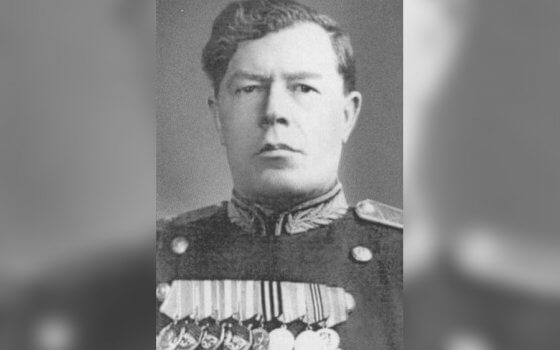 Начальник разведотдела 3-го Белорусского фронта генерал Алешин Евгений Васильевич