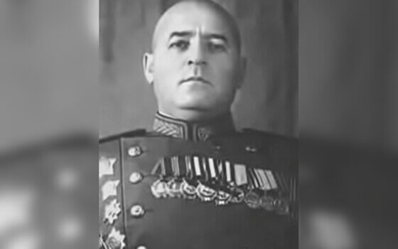 Командарм 2-й гвардейской армии генерал Чанчибадзе Порфирий Георгиевич