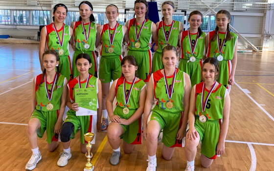 Школьная команда Кобры из Гусева в очередной раз взяла первое место на областных соревнованиях по баскетболу