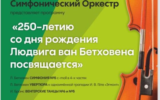 11 декабря в Гусеве выступит Калининградский симфонический оркестр