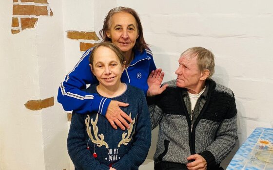 Гусевский приют «Ева» помог семье инвалидов из Киргизии