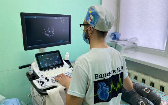 Более семисот пациентов прошли эхокардиографию на новом оборудовании в Гусеве