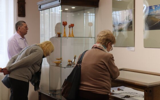 В городском музее открылась выставка «Золото Балтики»