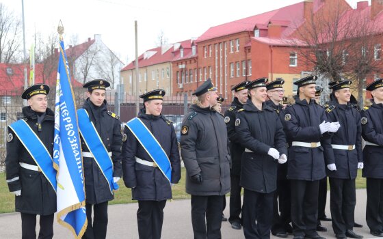 Годовщину кадетского корпуса отметили торжественным построением