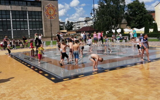1 мая на городской площади заработает фонтан