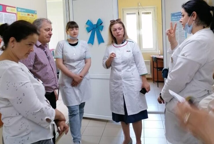Гусевскую больницу посетили эксперты из Санкт-Петербурга