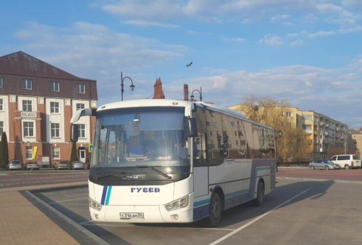 Изменяется номер и расписание автобусного маршрута «Гусев — Весново»