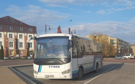 Изменяется номер и расписание автобусного маршрута «Гусев — Весново»