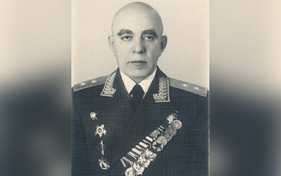 Начальник оперуправления 3-го Белорусского фронта генерал Петр Иванович Иголкин