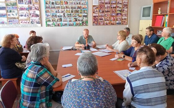 В Гусевском совете ветеранов прошло масштабное заседание
