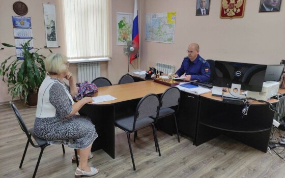 Зампрокурора Калининградской области Сергей Державин провел прием граждан в Гусеве