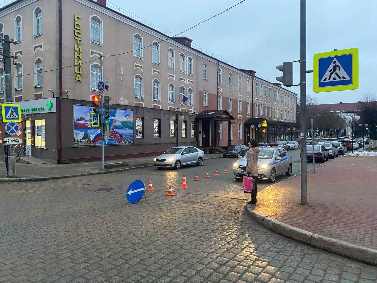 Сегодня на пересечении улиц Зои Космодемьянской и Победы неизвестный водитель сбил пешехода